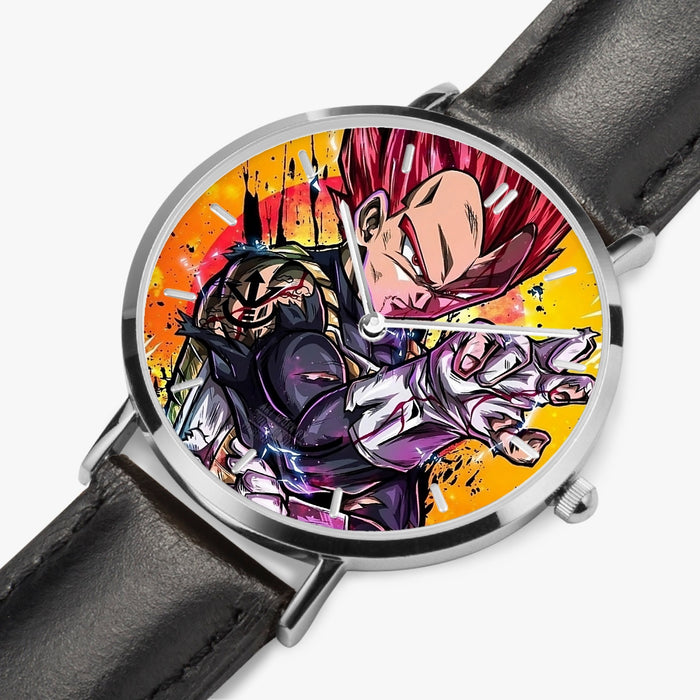 DBZ-Store Dope Vegeta God Fight Pose Graphic Watch