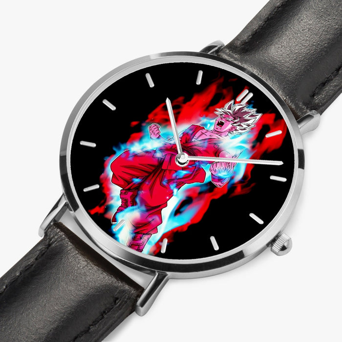 DBZ-Store Cool Goku White Super Saiyan Whis Symbol Watch