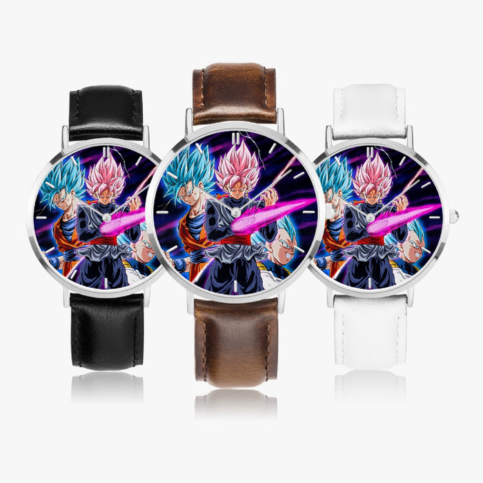 DBZ-Store Thrilling Goku 2 Goku Rose Vegeta 2 Ultra Instinct Watch