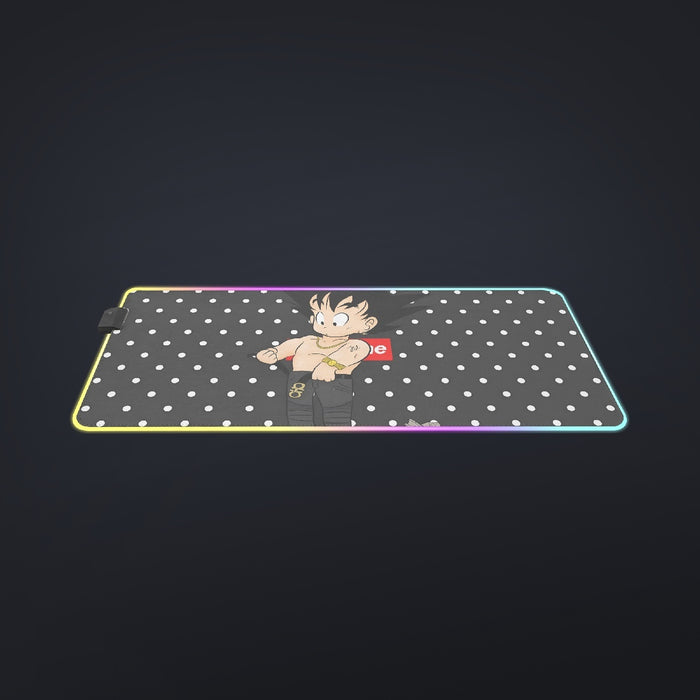 Dragon Ball Supreme Goku Kid Gangster Style Cool LED Mouse Pad
