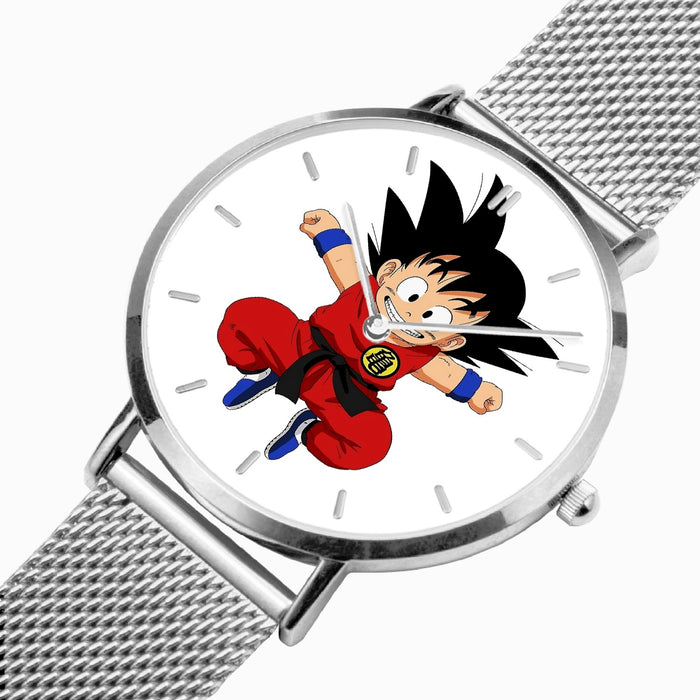 DBZ-Store Cute Jumping Kid Goku In His Training Suit Watch