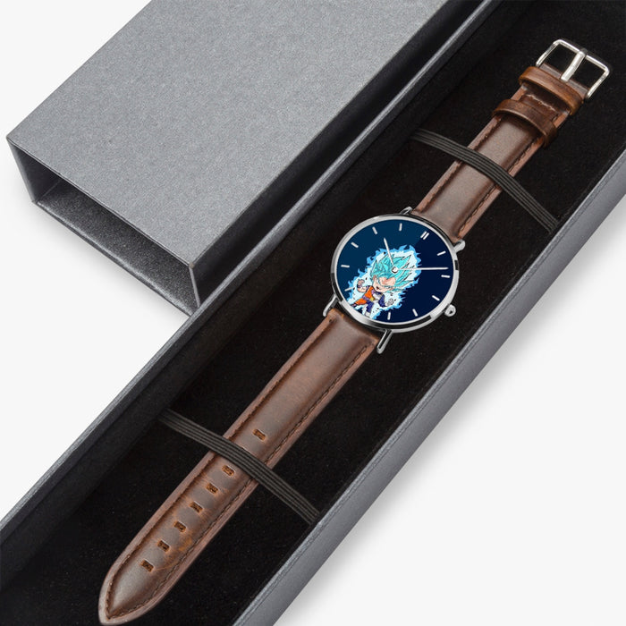 DBZ-Store Cute Goku Vegeta Chibi SSGSS God Blue Watch