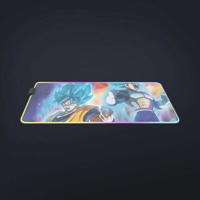 DBZ Legendary Broly Son Goku Vegeta Super Saiyan Blue  cool  LED  Mouse Pad