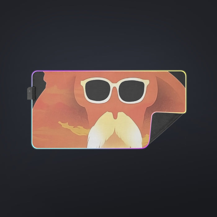 Master Roshi Sunset  cool LED  Mouse Pad