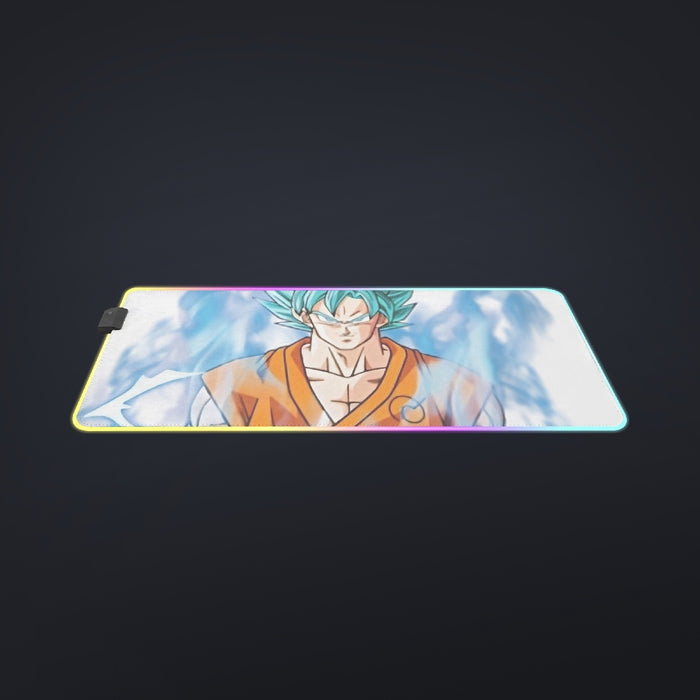 Dragon Ball Super SSGSS Goku cool LED Mouse Pad