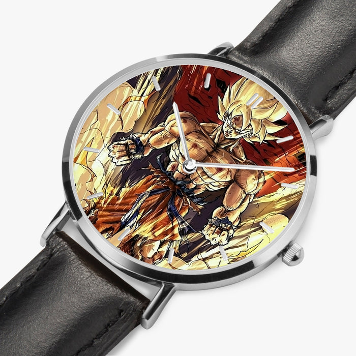 DBZ-Store Awesome Powerful Goku Super Saiyan 2 Transformation SSJ2 Watch