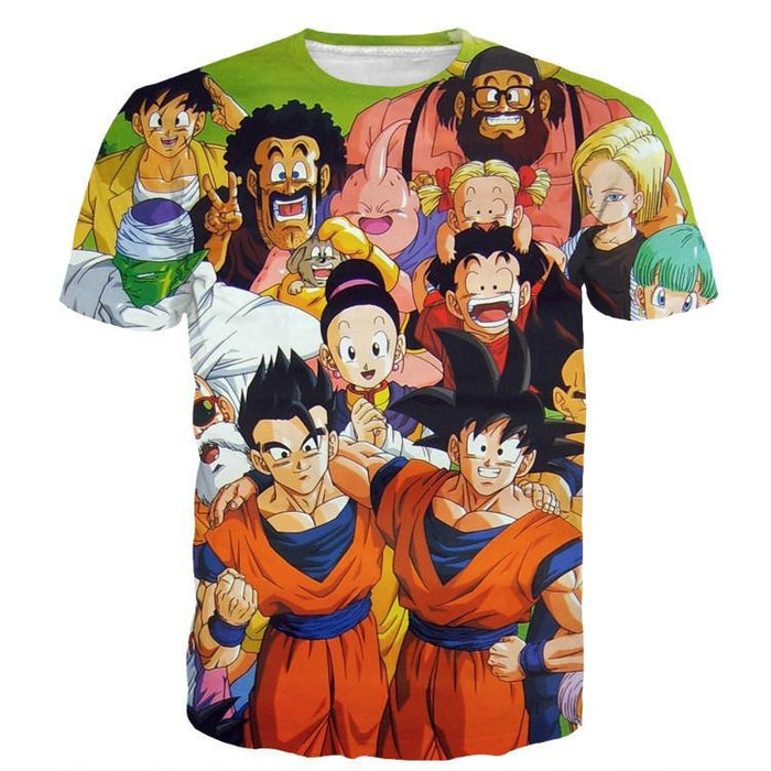 Dragon Ball Z Shirt  Dragon Ball Characters Happiness Design