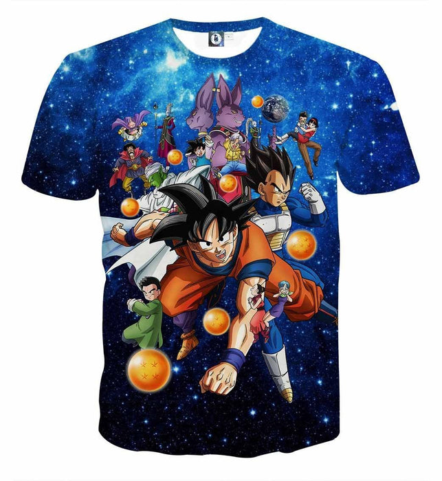 Dragon Ball Super Shirt  Destruction Gods Goku Vegeta