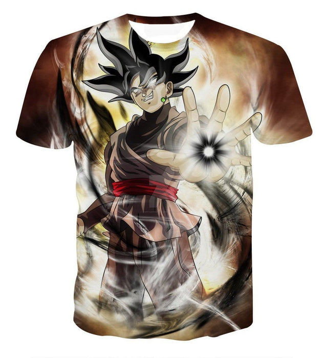 Dragon Ball Super Shirt  Black Goku Black Hole Creation