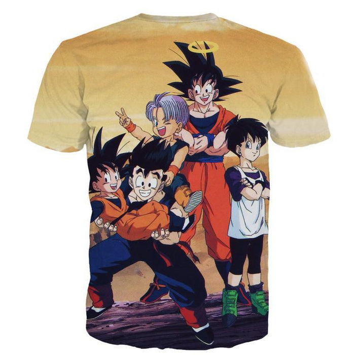 Dragon Ball Son Goku Happy Family T Shirt