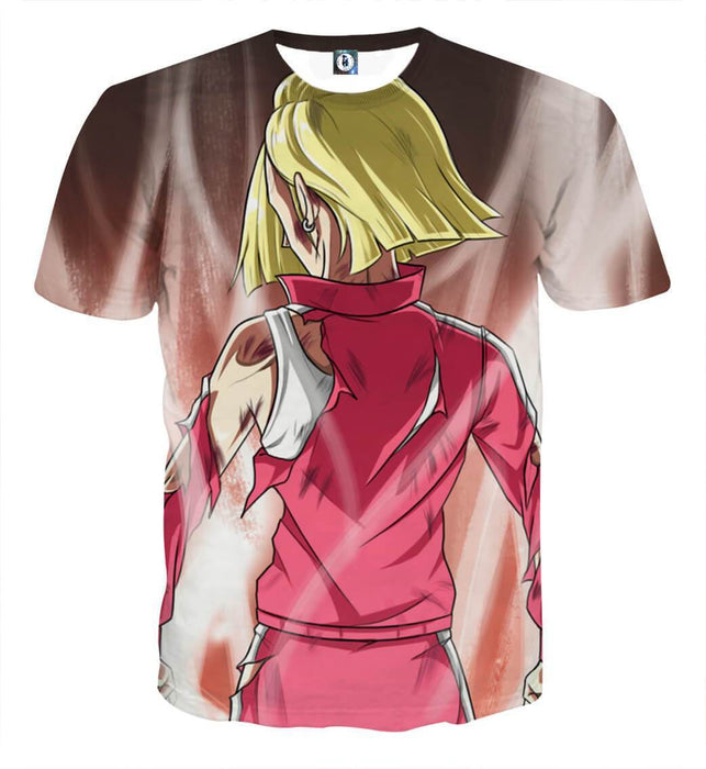 Dragon Ball Android 18 Ultra Instinct Epic Streetwear T-Shirt