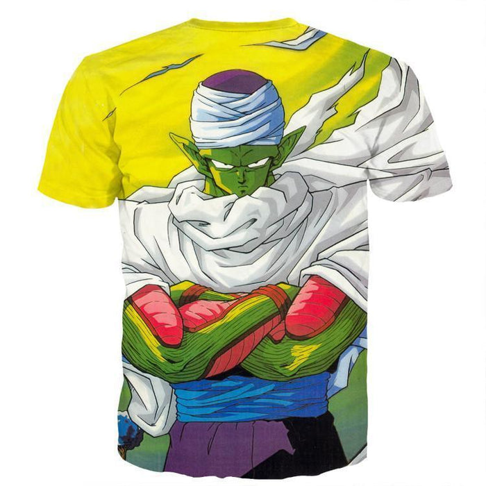 Dragon Ball Angry Piccolo Standing And Ready for Fighting T-Shirt