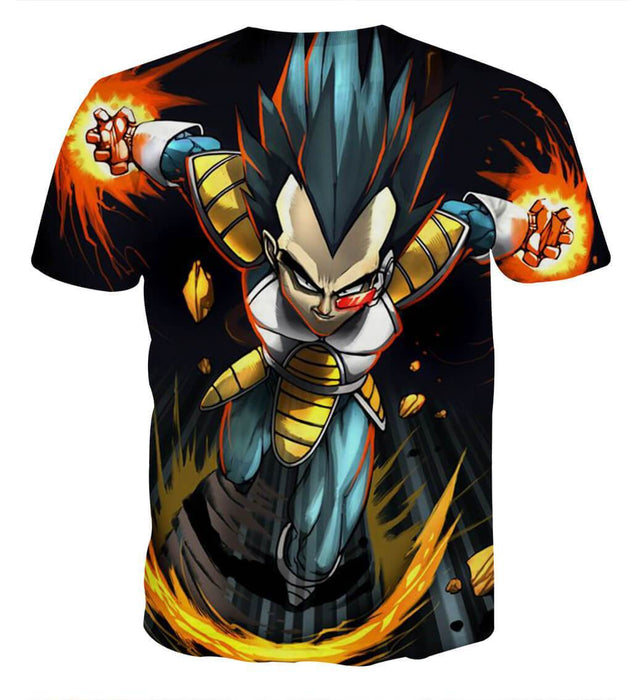 Dragon Ball Armored Vegeta Double Galick Cannon Dope T-Shirt