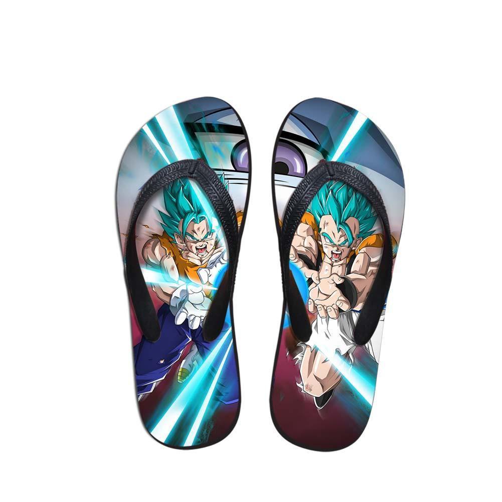 Dragon Ball Super Ssj Blue Vegito x Gogeta Flip Flops US8 EUR40