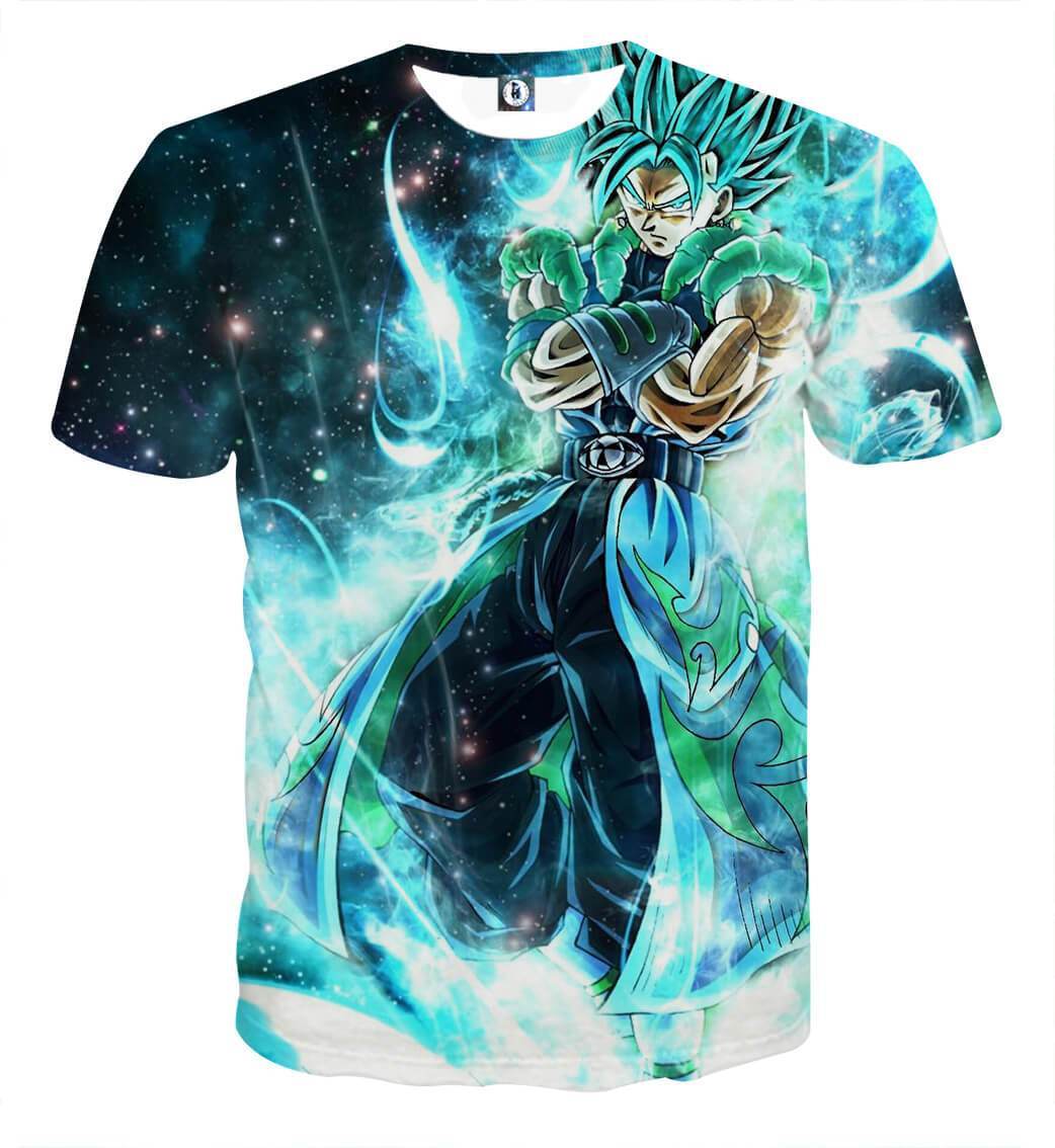 Rainbow Warrior's Collection: Super Saiyan Blue Gogeta (Blue) - T-Shirt —  Entertainment Stew