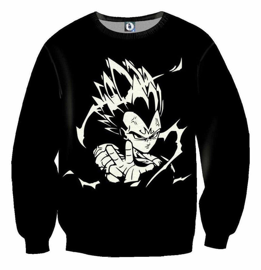 Dragon Ball Majin Vegeta Villain Black White Edition Dope