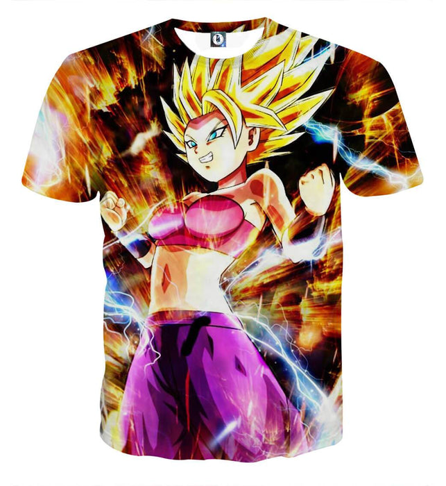 Dragon Ball Super Caulifla Super Saiyan 2 Epic Casual T-Shirt