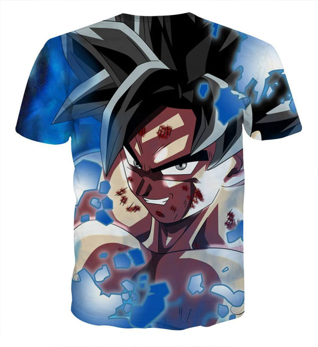 Dragon Ball Super Goku Blue Ultra Instinct Dope Grin T-Shirt