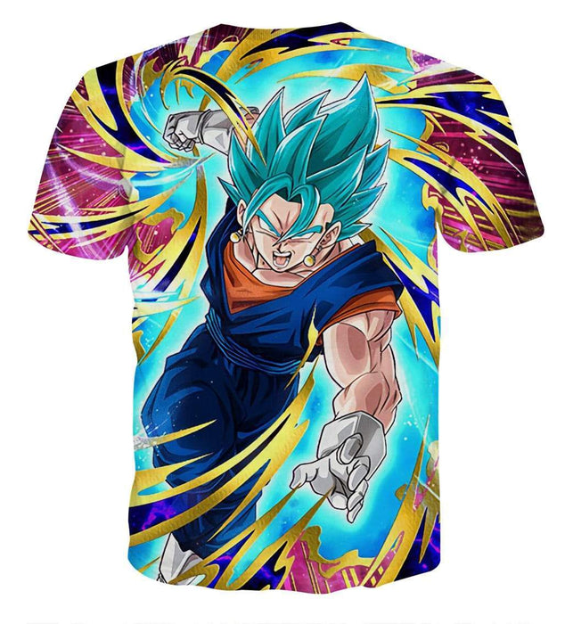 Dragon Ball Super Vegito Ultra Instinct Cool Colorful T-Shirt