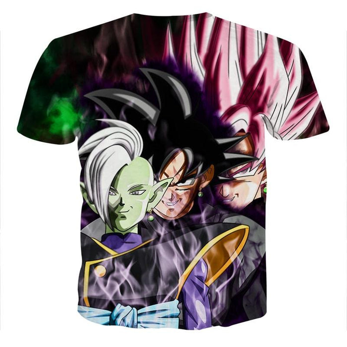 Dragon Ball Super Zamasu Goku Black Goku Rose Cool T-Shirt