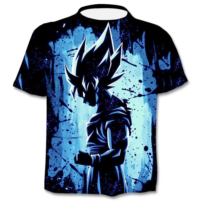 Awesome Goku Blue Design Dragon Ball Z T-Shirt