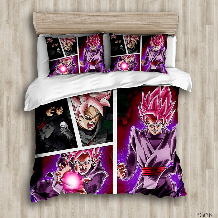 Dragon Ball Super Manga Style Bed Set