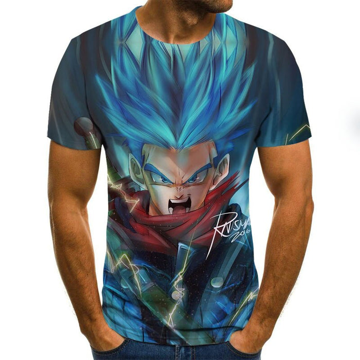 Dragon Ball Super Shirt Future Trunks Rage T-Shirts