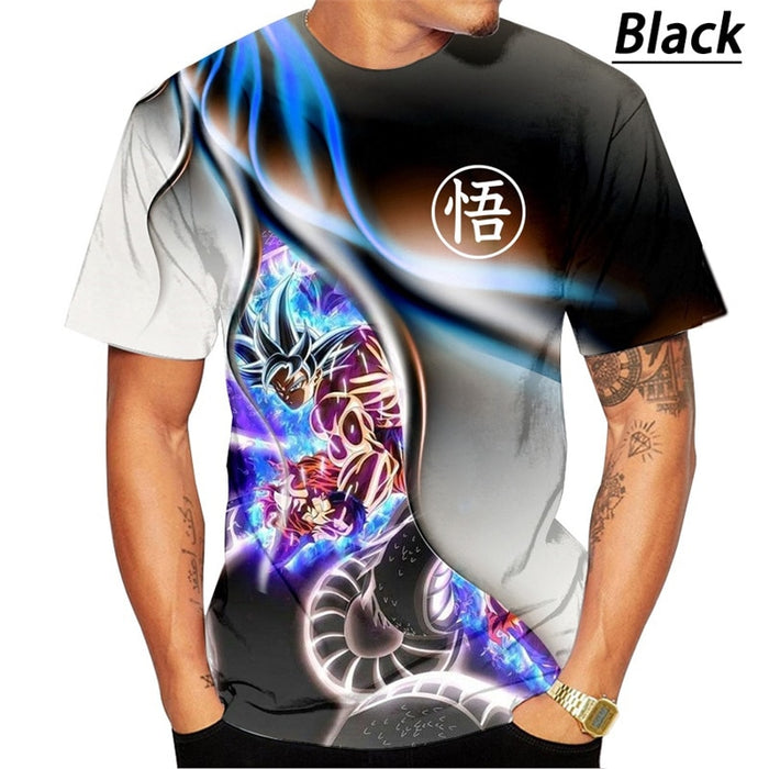 Ultra Instinct Goku Dragon Ball Z T-Shirt Black Variant Duplicate