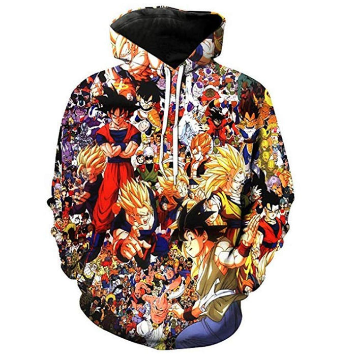 Awesome Favorite Character DBZ Hoodie All Characters