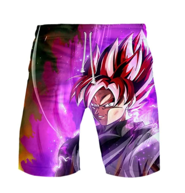 The Almighty Goku Black SS Purp DBZ Shorts