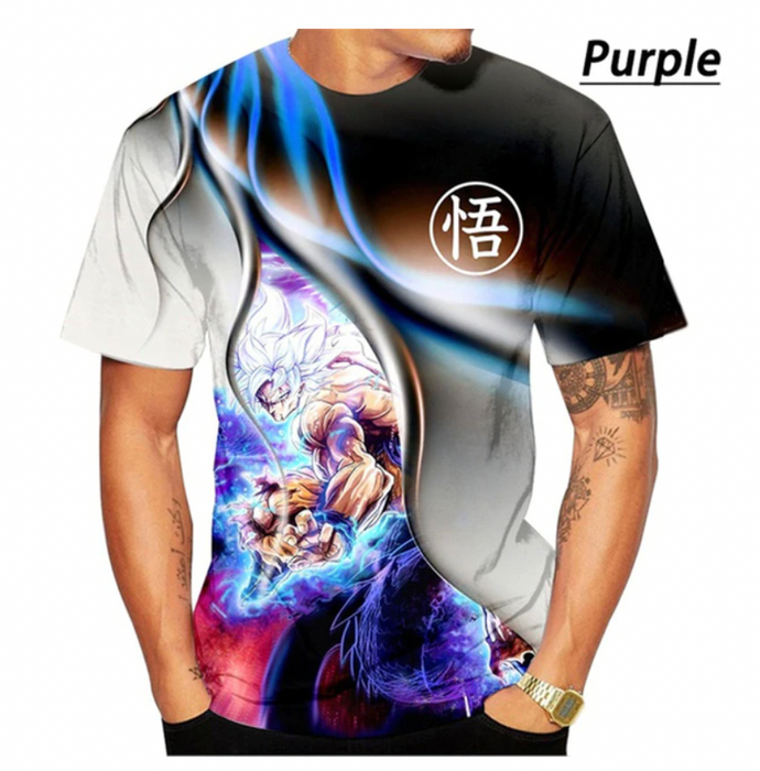 Ultra Instinct Goku Dragon Ball Z T-Shirt Purple Variant
