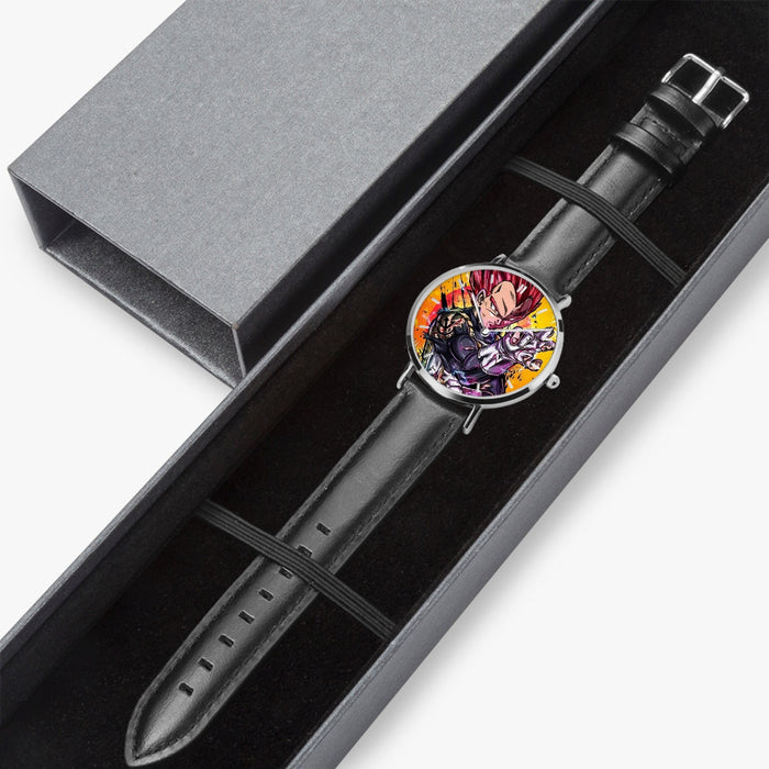 DBZ-Store Dope Vegeta God Fight Pose Graphic Watch