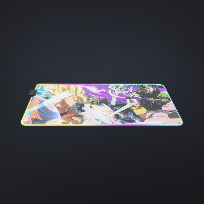 Dragon Ball Z  Goku & Vegeta Vs Frieza & Cell cool LED Gaming Mouse Pad