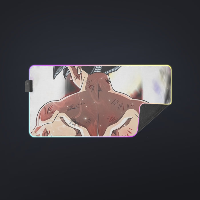 Dragon Ball Goku Damaged Battle Muscular Powerful Aura cool LED  Mouse Pad