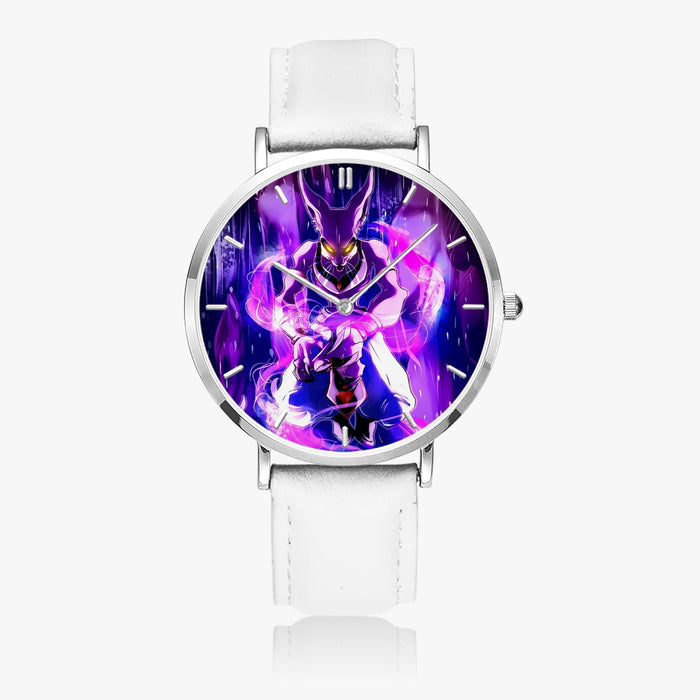 DBZ-Store Hype God of Destruction Beerus Egyptian Cat Purple Watch