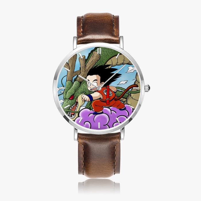 DBZ-Store Awesome Kid Goku Flying With Shenron Watch