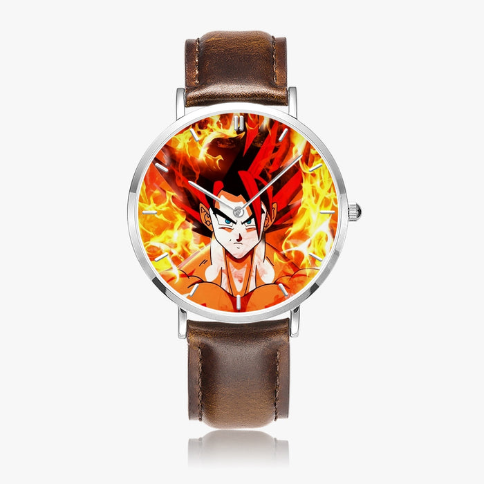 DBZ-Store Fire Goku Super Saiyan Rose Flaming Watch