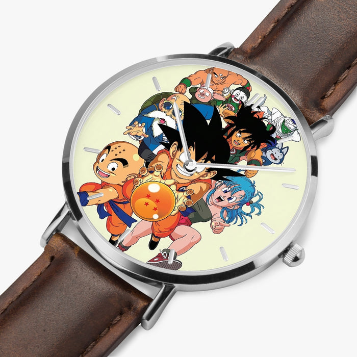 DBZ-Store Funny Kid Goku Master Roshi Bulma Krillin Chasing Dragon Ball Watch