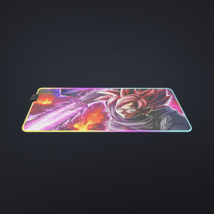 DBZ Goku Black Zamasu Super Saiyan Rose Dope Vibe cool  LED  Mouse Pad