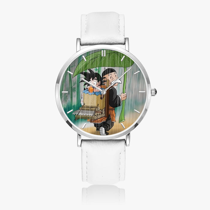 DBZ-Store Cute Kid Goku Super Saiyan Grandpa Gohan Cover in Rain Watch