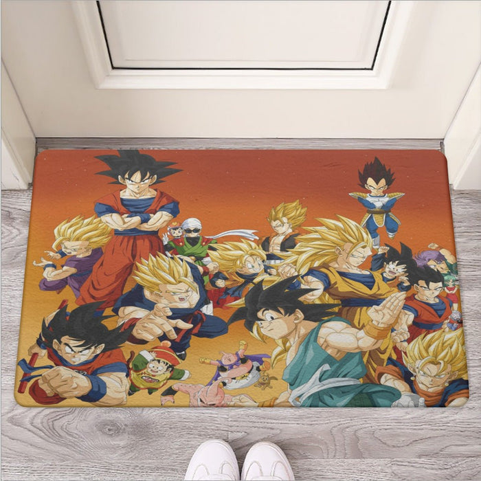 All Saiyans Dragon Ball Z Mat - DBZ Store