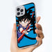 Amazing black rimmed Goku Energy IPhone Case - DBZ Store