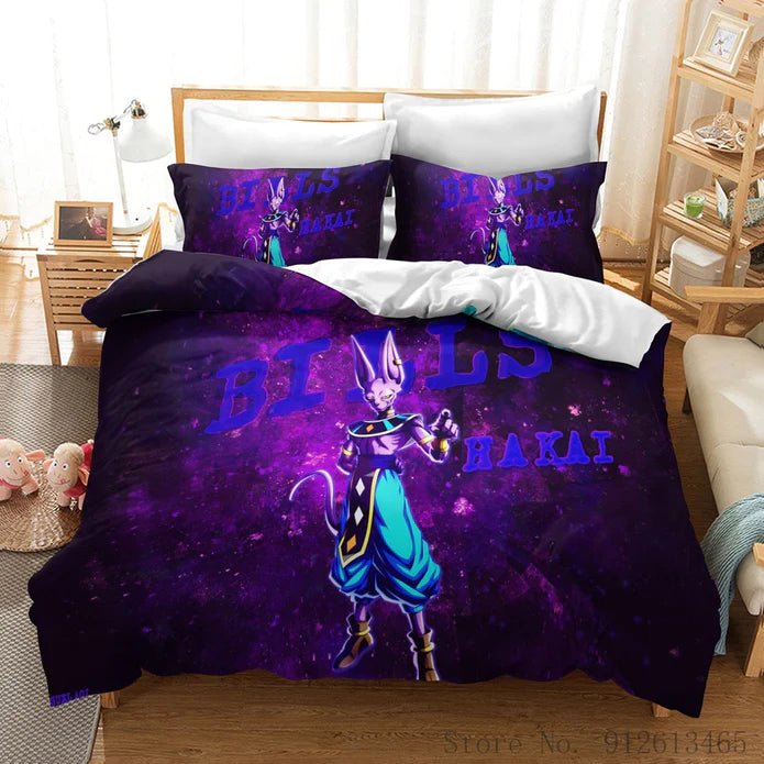 Awesome Beerus Dragon Ball Z BedSet Collection - DBZ Store