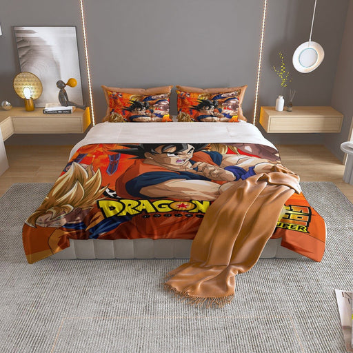 Awesome Dragon Ball Z Goku Saiyan Forms BedSet - DBZ Store