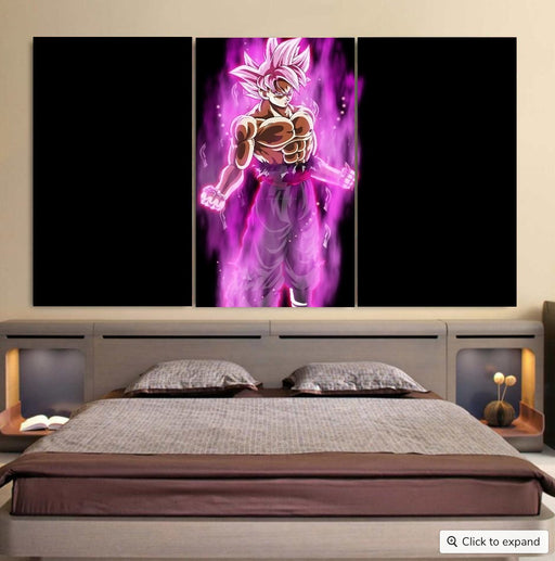 Awesome Goku Black Dragon Ball Z Kids Cool 3pc Canvas - DBZ Store