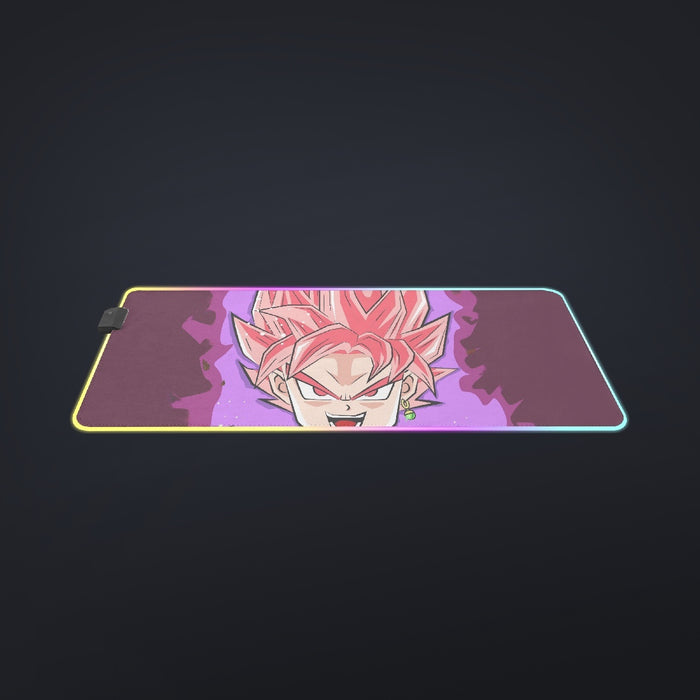 DBZ Goku Black Zamasu Rose Super Saiyan Cute Chibi Design cool LED  Mouse Pad