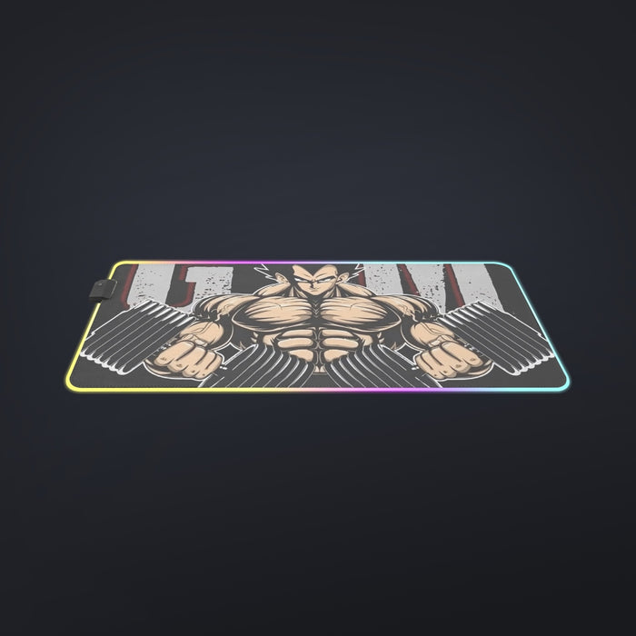 Awesome Training To Beat Goku cool LED  Mouse Pad