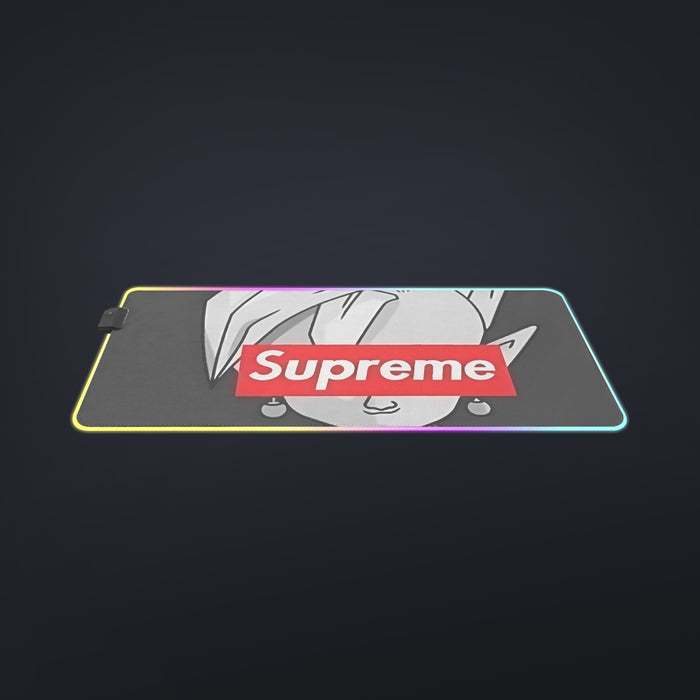 DBZ Zamasu Supreme Kai Logo Creative Black Edition cool LED Mouse Pad