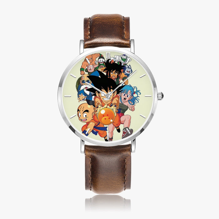 DBZ-Store Funny Kid Goku Master Roshi Bulma Krillin Chasing Dragon Ball Watch