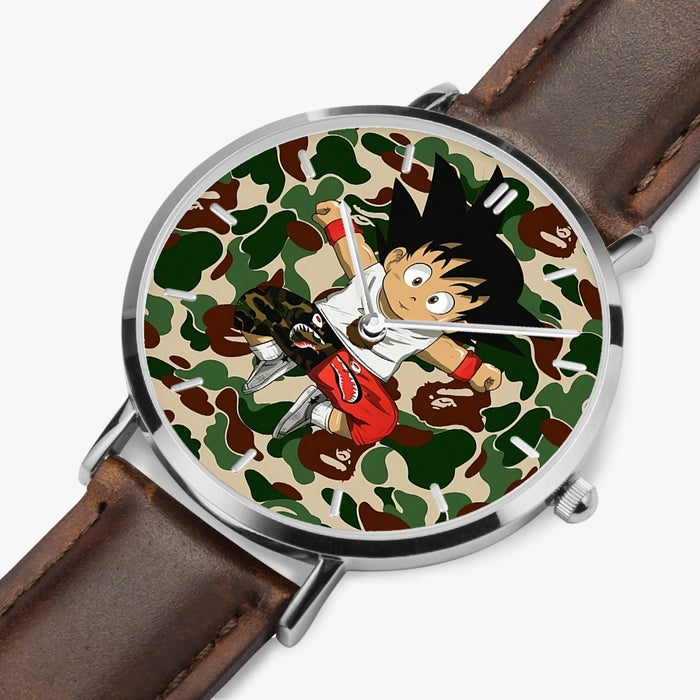 DBZ-Store Cool Jumping Kid Goku Camouflage Watch